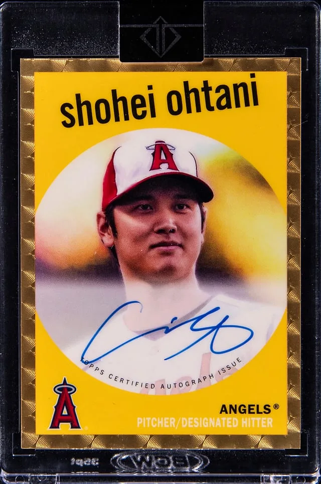 2023 Topps Shohei Ohtani Transcendent Collection 1959 SuperFractor Autographs #59SFA-SO card image