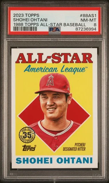 2023 Topps Shohei Ohtani 1988 Topps All-Star Baseball #88AS1 card image