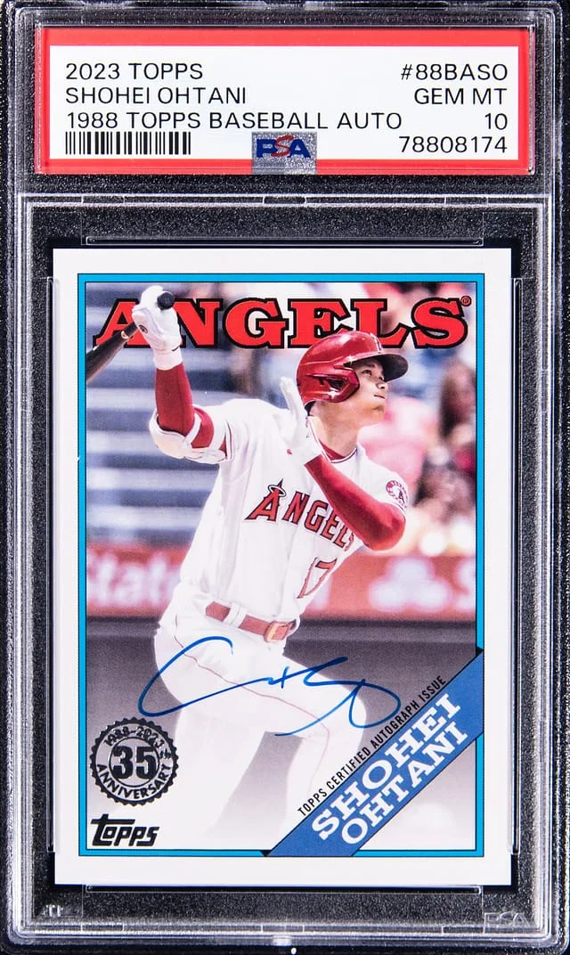 2023 Topps Shohei Ohtani 88 Topps Baseball Autographs #88BA-SO card image