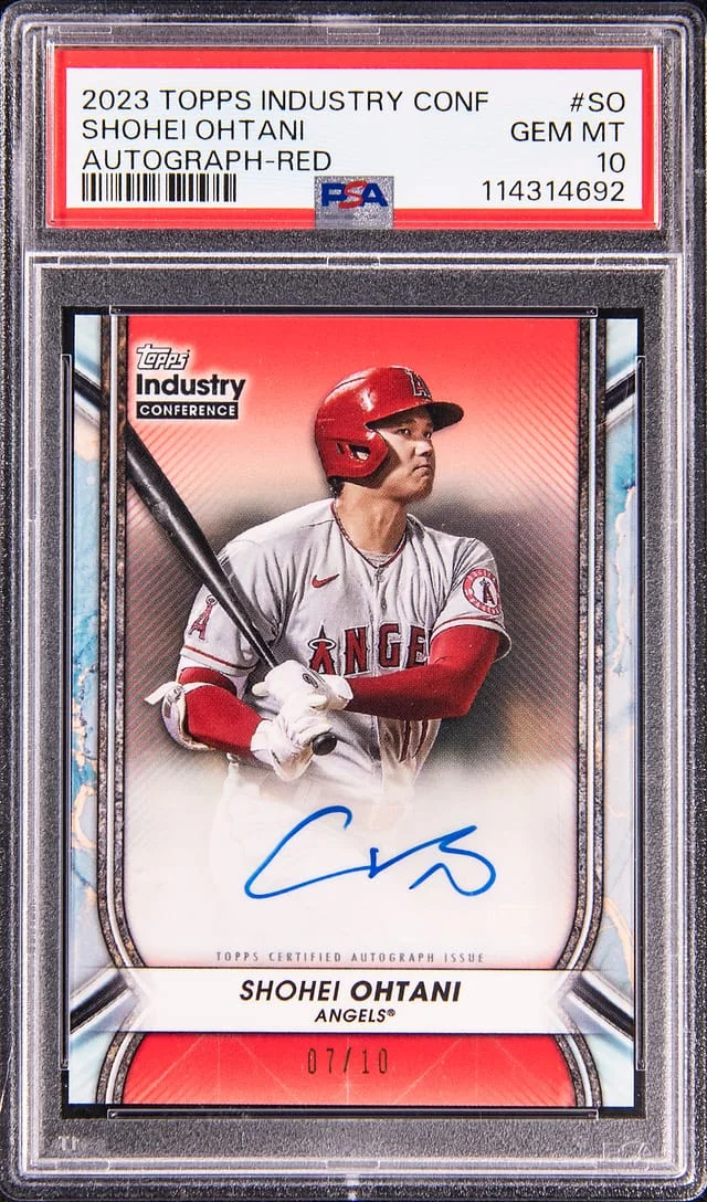 2023 Topps Shohei Ohtani Industry Conference Autograph #A-SO card image