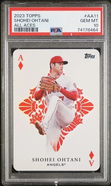 2023 Topps Shohei Ohtani All Aces #AA-11 card image