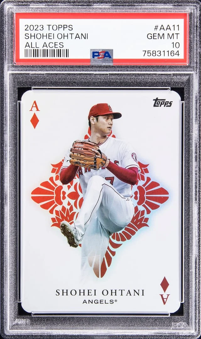 2023 Topps Shohei Ohtani All Aces #AA11 card image