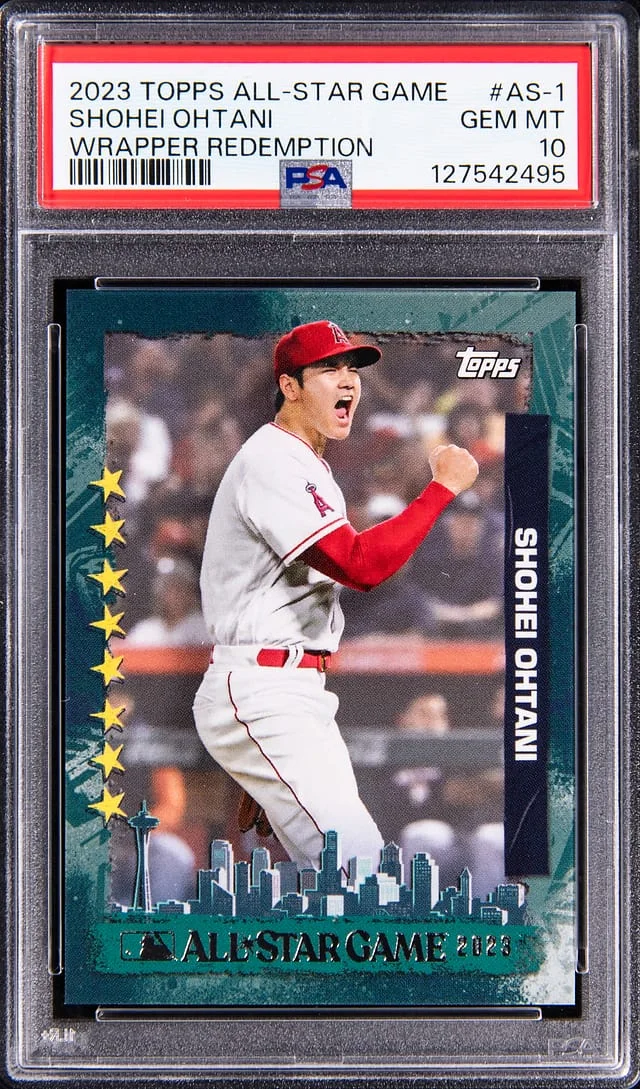 2023 Topps Shohei Ohtani All-Star Game Wrapper Redemption #AS-1 card image