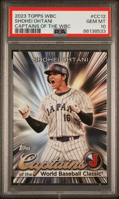 2023 Topps Shohei Ohtani World Baseball Classic Captains Of The Wbc #CC12 card image