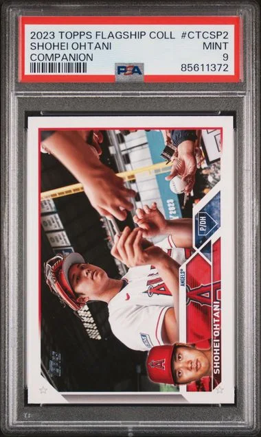 2023 Topps Shohei Ohtani Flagship Collection Oversized Card Companion #CTCSP-2 card image