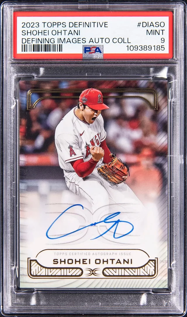 2023 Topps Shohei Ohtani Definitive Defining Images Autograph Collection #DIASO card image