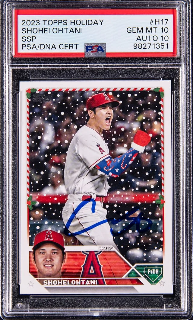 2023 Topps Shohei Ohtani Holiday SP #H17 card image