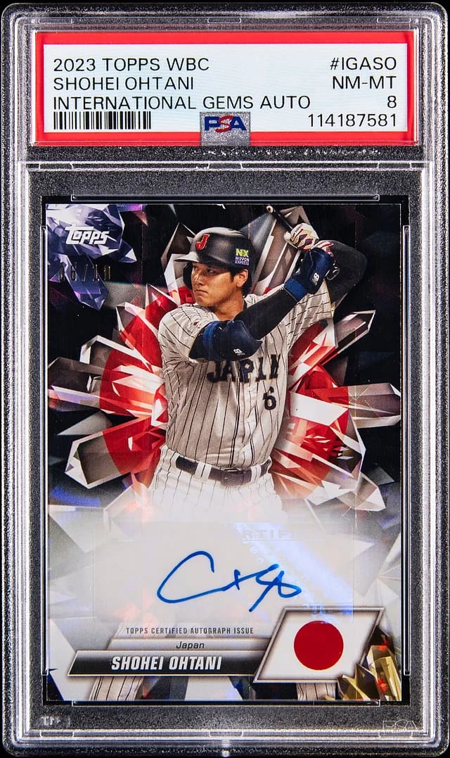 2023 Topps Shohei Ohtani WBC International Gems Autograph #IGA-SO card image