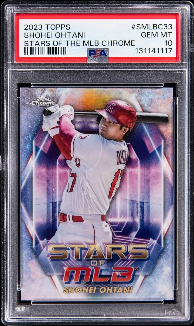 2023 Topps Shohei Ohtani Stars of the MLB Chrome #SMLBC-33 card image