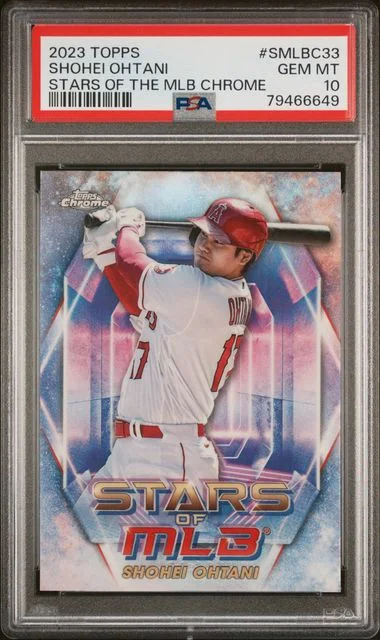 2023 Topps Shohei Ohtani Stars Of The MLB Chrome Series 2 #SMLBC33 card image
