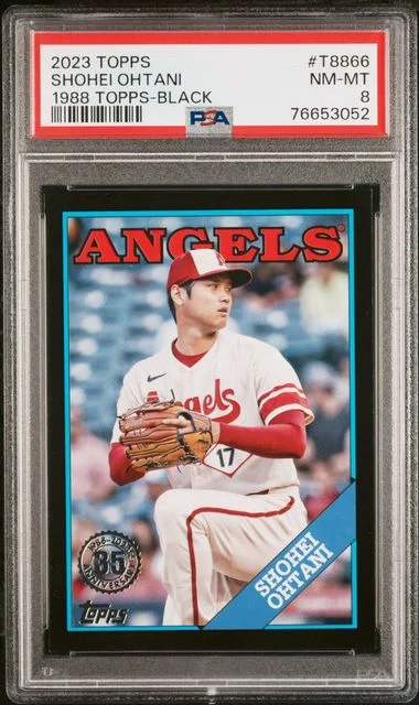 2023 Topps Shohei Ohtani 1988 Topps Baseball Black #T88-66 card image