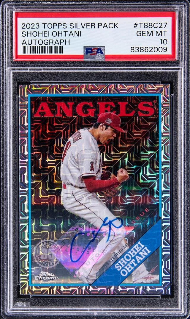 2023 Topps Shohei Ohtani Silver Pack Autograph #T88C-27 card image