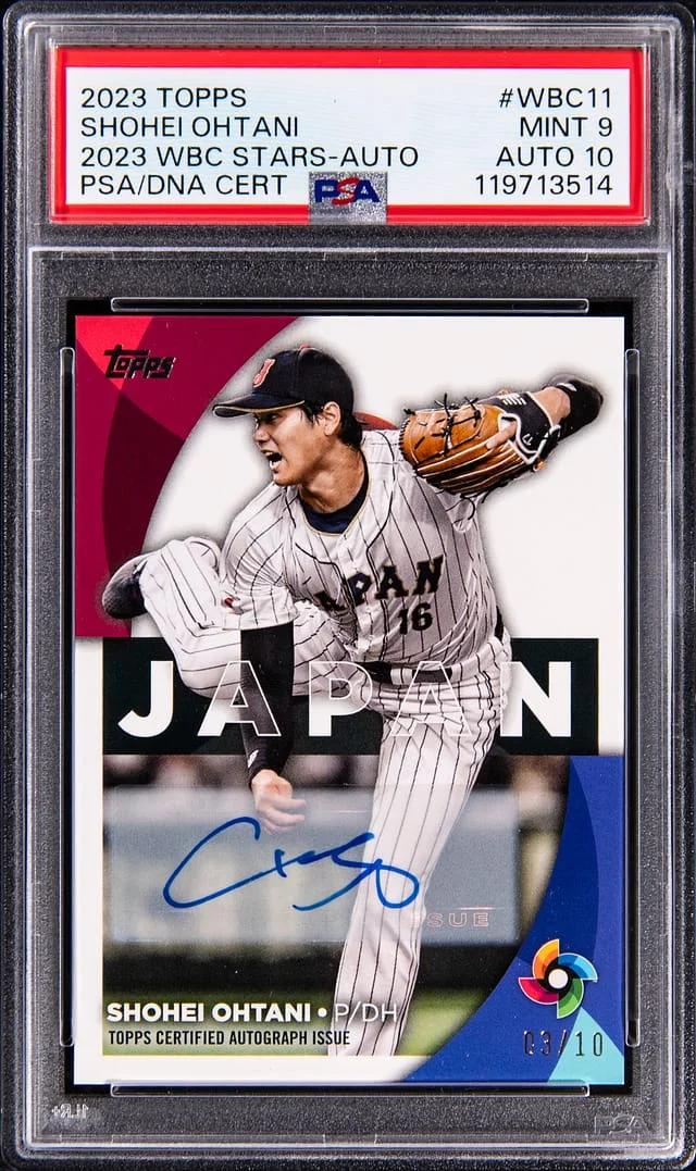 2023 Topps Shohei Ohtani 2023 World Baseball Classic Stars Autographs #WBC-11 card image