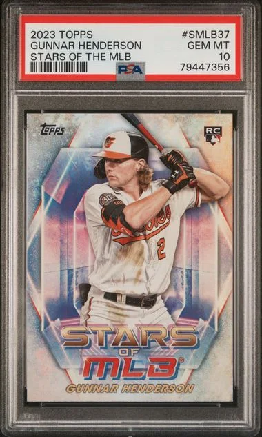 2023 Topps Smlb37 Gunnar Henderson Stars Of The MLB Series #2 card image