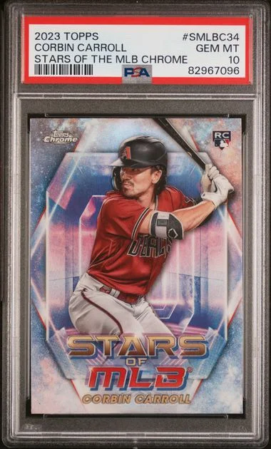2023 Topps Smlbc34 Corbin Carroll Stars Of The MLB Chrome Series #2 card image