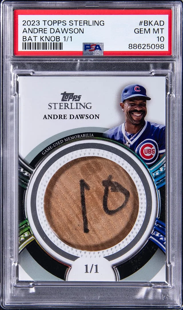 2023 Topps Sterling Andre Dawson Bat Knob #BK-AD card image