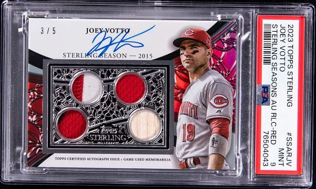 2023 Topps Sterling Joey Votto Seasons Red #SSARJV card image