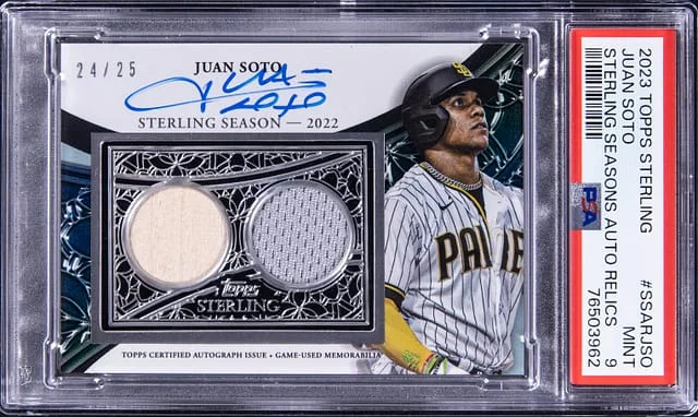 2023 Topps Sterling Juan Soto Seasons Relics #SSAR-JSO card image
