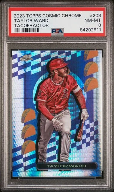 2023 Topps Taylor Ward Cosmic Chrome Tacofractor #TF-203 card image