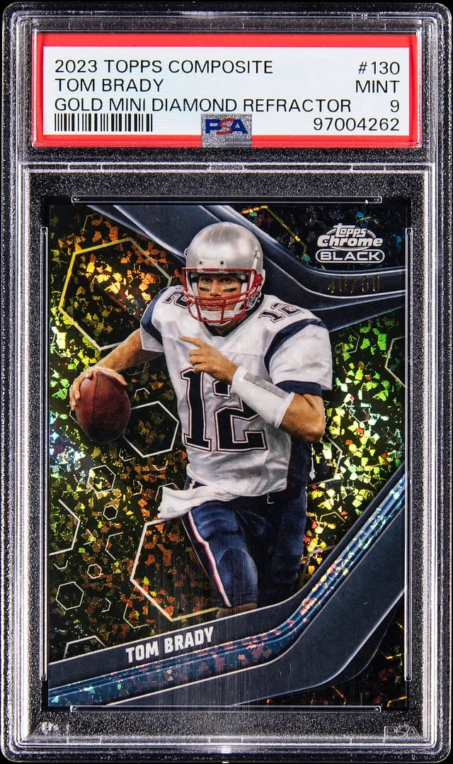 2023 Topps Tom Brady Composite SuperFractor #130 card image