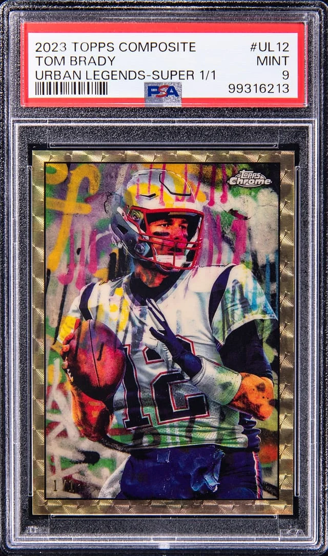 2023 Topps Tom Brady Composite Urban Legends SuperFractor #UL-12 card image