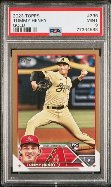 2023 Topps Tommy Henry Gold #336 card image
