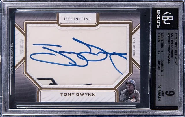 2023 Topps Tony Gwynn Definitive Cut Signatures #DCS-TG card image