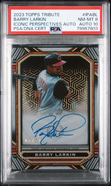 2023 Topps Tribute Barry Larkin Iconic Perspectives Autograph #IPA-BL card image