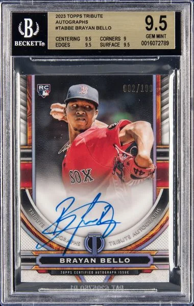 2023 Topps Tribute Brayan Bello Autograph #TAB-BE card image