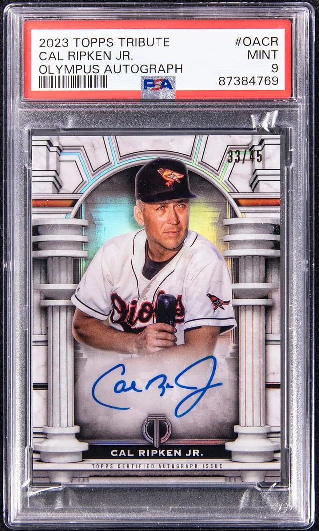 2023 Topps Tribute Cal Ripken Jr. Olympus Autographs #OA-CR card image
