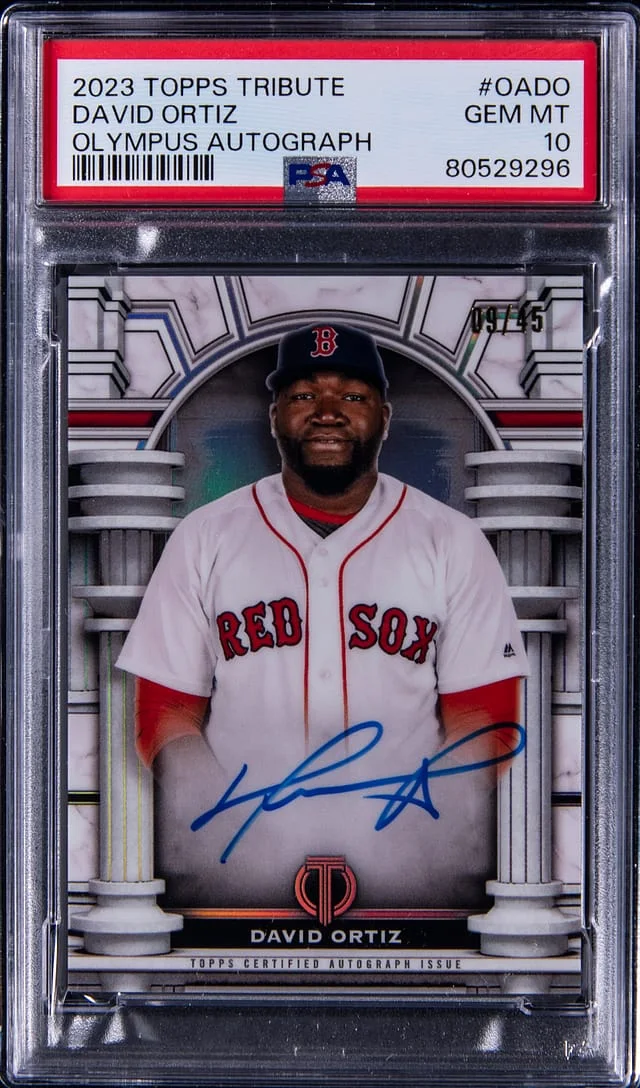 2023 Topps Tribute David Ortiz Olympus Autograph #OADO card image