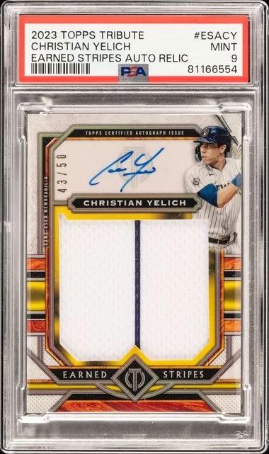 2023 Topps Tribute Earned Stripes #no-number card image