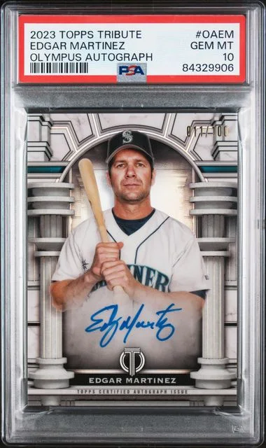 2023 Topps Tribute Edgar Martinez Olympus Autograph #OAEM card image