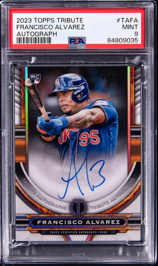 2023 Topps Tribute Francisco Alvarez Autograph #TAFA card image