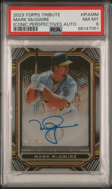 2023 Topps Tribute Mark Mcgwire Iconic Perspectives Autograph #IPA-MM card image