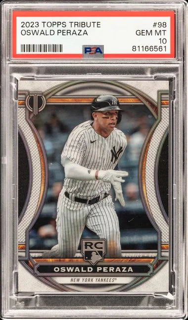 2023 Topps Tribute Oswald Peraza #98 card image
