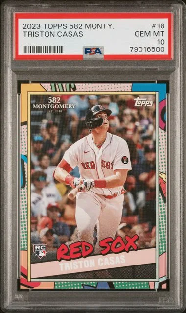 2023 Topps Triston Casas 582 Montgomery Set #18 card image