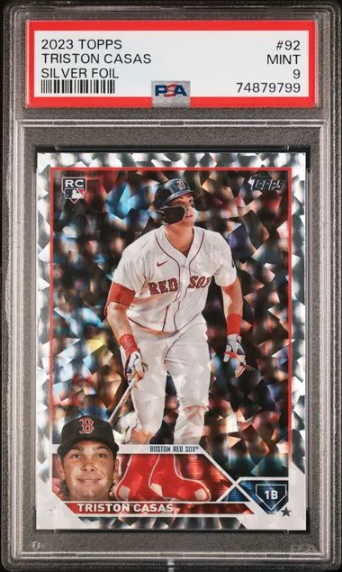 2023 Topps Triston Casas Gold Foil #92 card image
