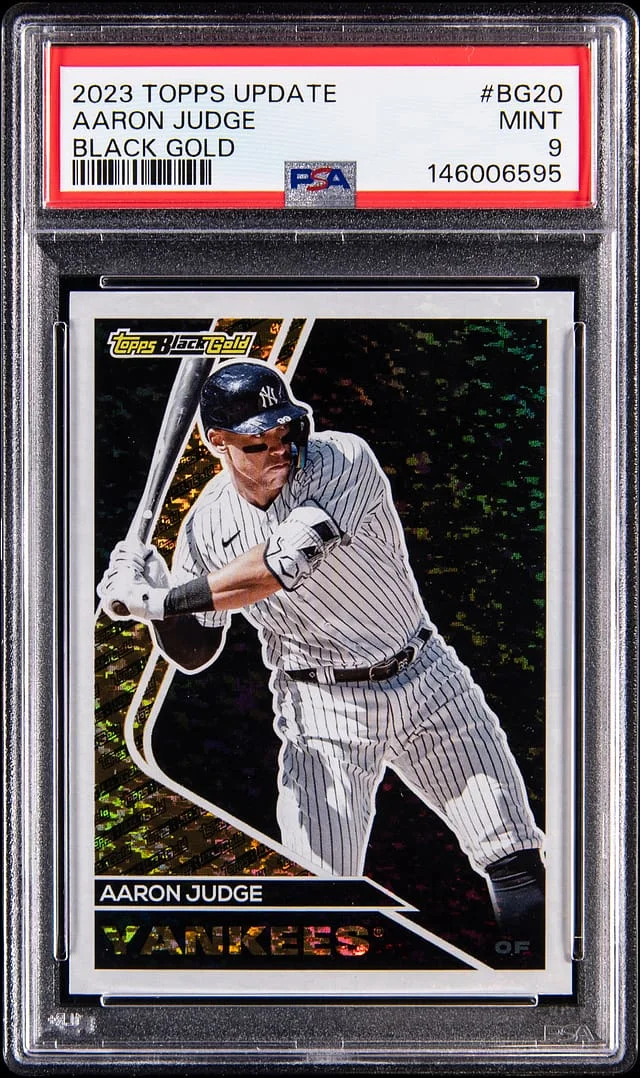 2023 Topps Update Aaron Judge Black Gold #BG-20 card image