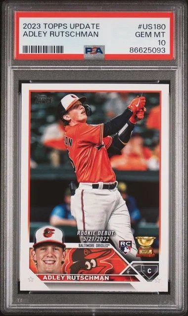 2023 Topps Update Adley Rutschman #US180 card image