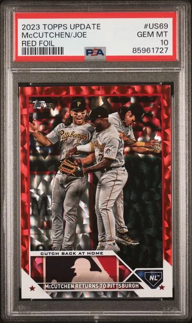 2023 Topps Update A.McCutchen/C.Joe Red Foil #US69 card image