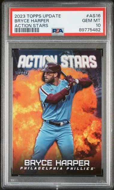2023 Topps Update Bryce Harper Action Stars #AS16 card image
