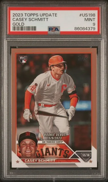 2023 Topps Update Casey Schmitt Gold #US198 card image
