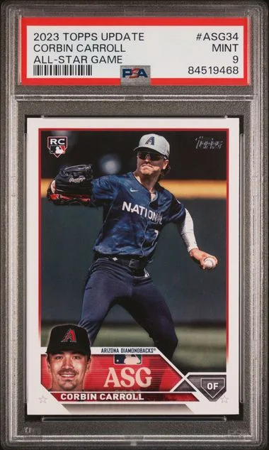 2023 Topps Update Corbin Carroll 2023 All-Star Game #Asg34 card image