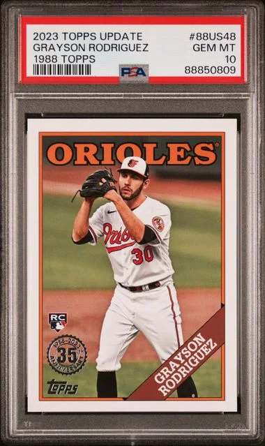 2023 Topps Update Grayson Rodriguez 1988 Topps Baseball #88US48 card image
