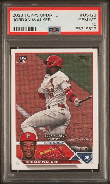 2023 Topps Update Jordan Walker #US122 card image