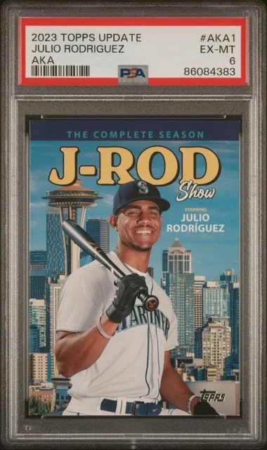 2023 Topps Update Julio Rodriguez Aka #AKA1 card image