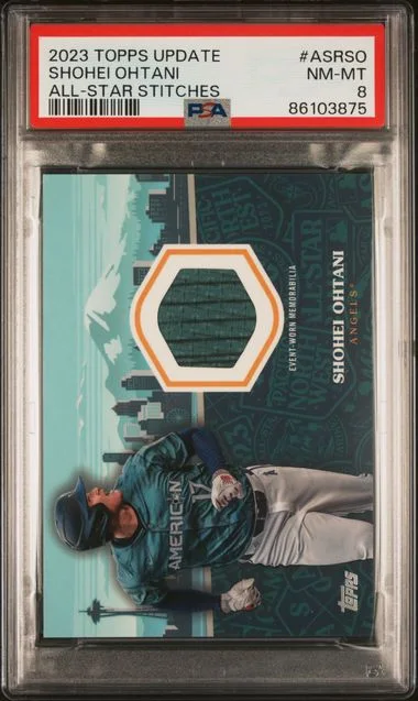 2023 Topps Update Shohei Ohtani All-Star Stitches #ASR-SO card image