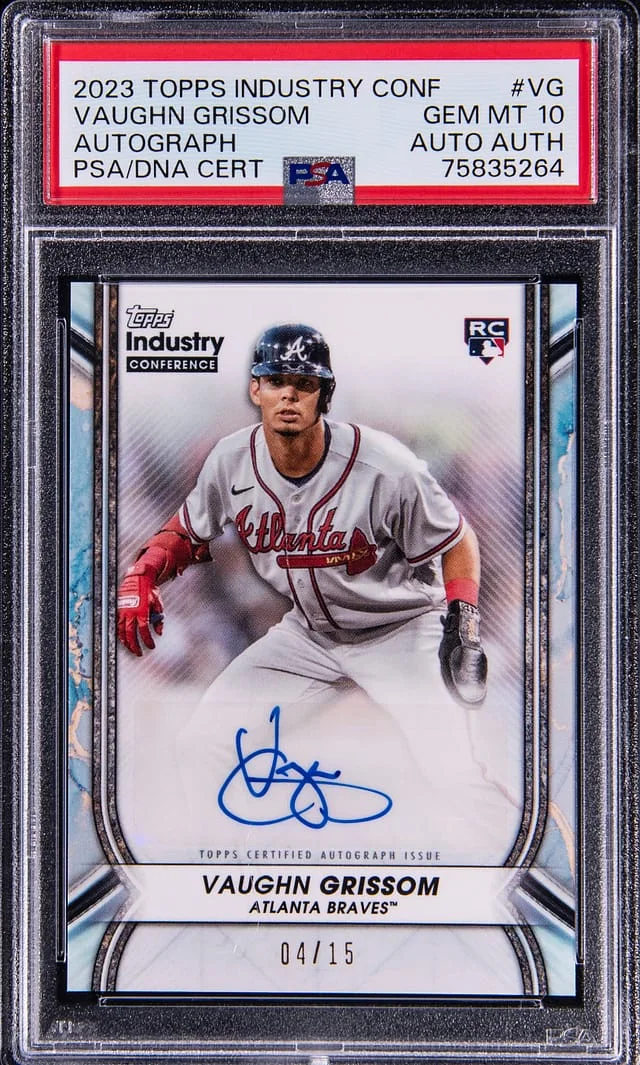 2023 Topps Vaughn Grissom Industry Confrence Autograph #A-VG card image
