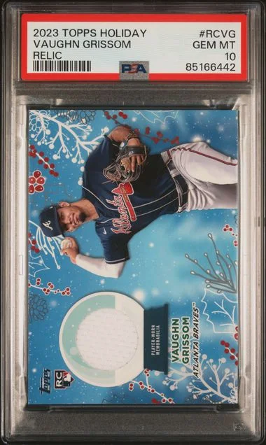 2023 Topps Vaughn Grissom Holiday Relics #RCVG card image